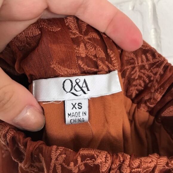Q&A NWT Lace Ruffle Dainty Girly Mini Skirt - Picture 5 of 8